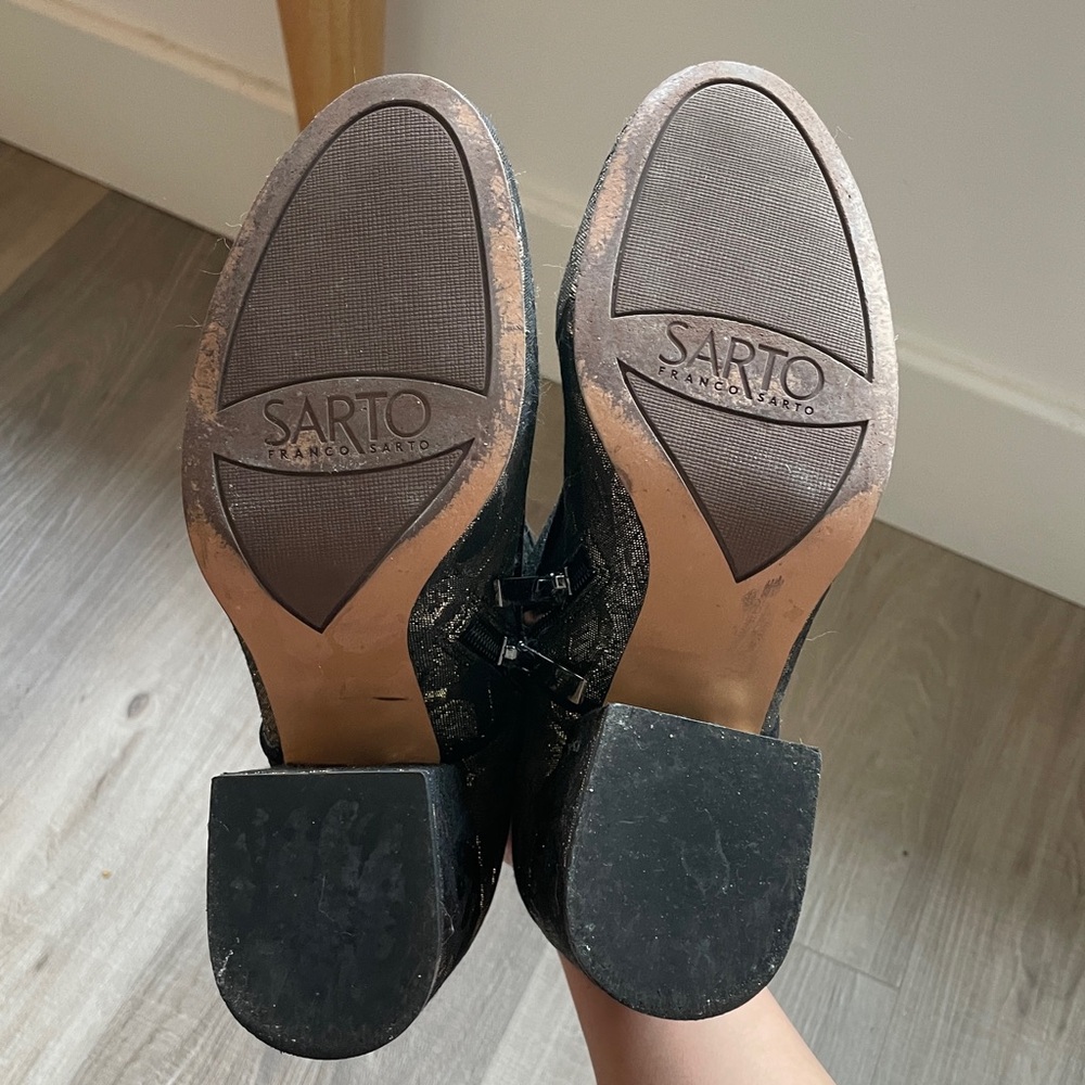 Sarto by Franco Sarto Alfie Brocade Ankle Boots - Picture 6 of 6